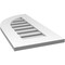 Ekena Millwork Quarter Round Top Left Surface Mount PVC Gable Vent w/ 3-1/2"W x 1"P Standard Frame, 14"W x 28"H GVPQL14X2801SF - alternate 5